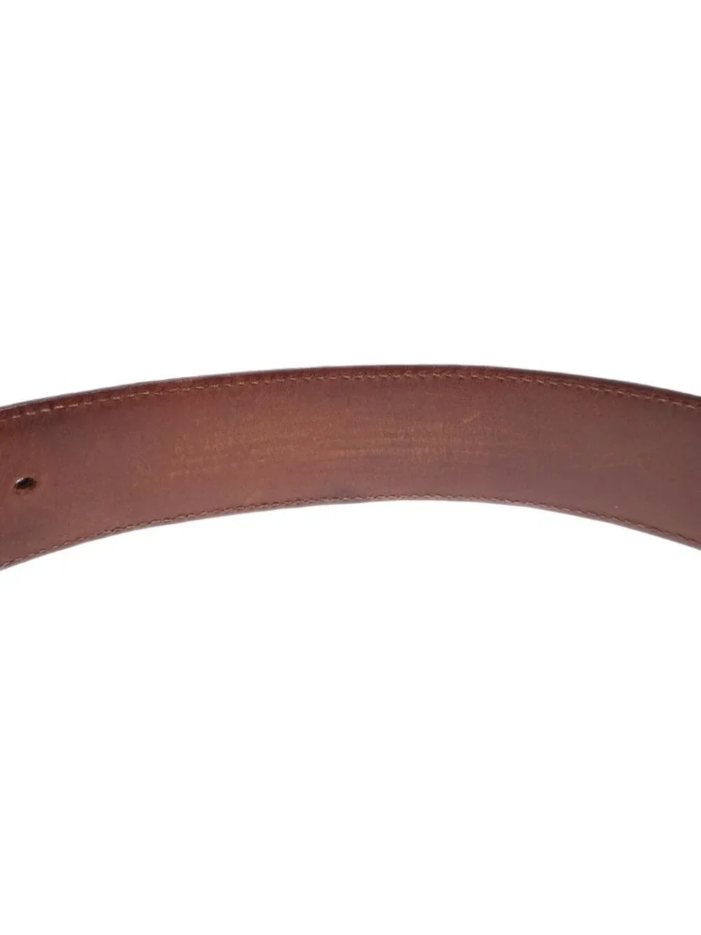 Chrome Hearts Blt Scrlrec Rectangle Scroll Leather Belt